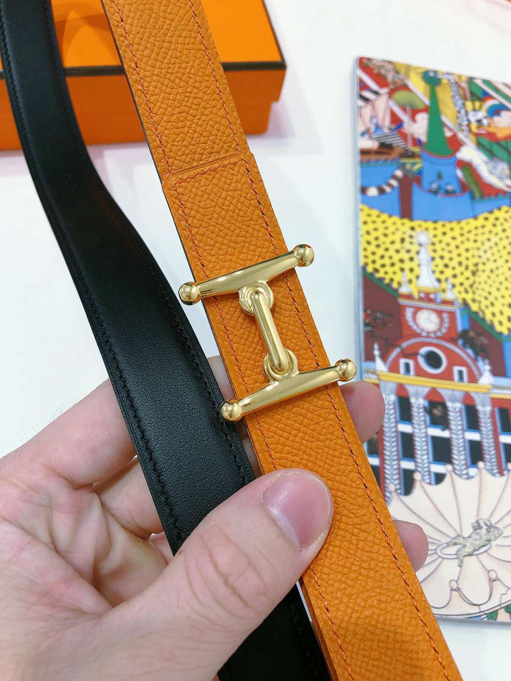 H**mes belts 24mm